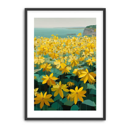 Flowers Along the Water
