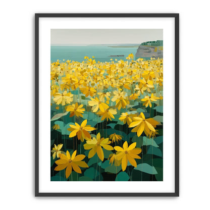Flowers Along the Water