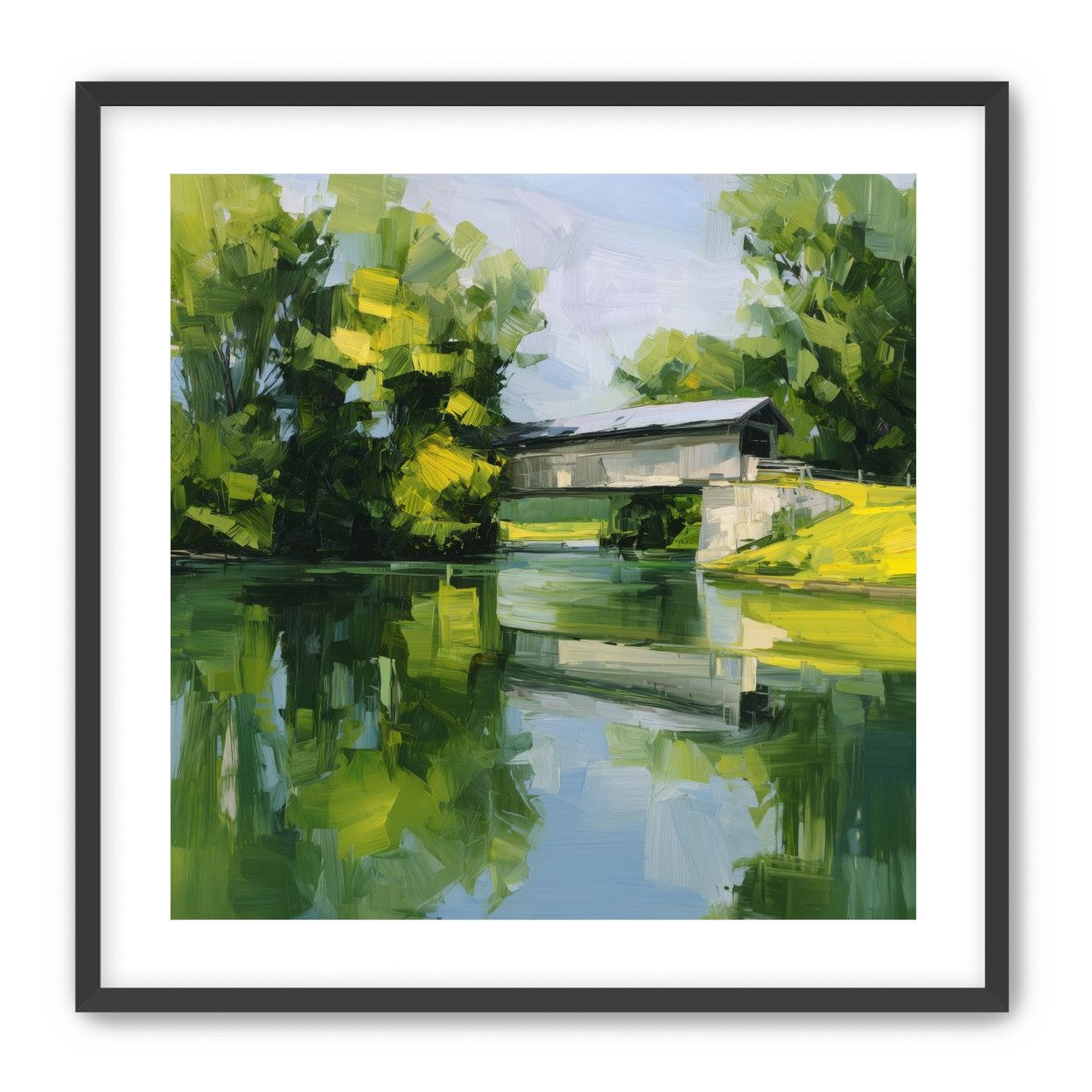 Covered Bridge in Summer