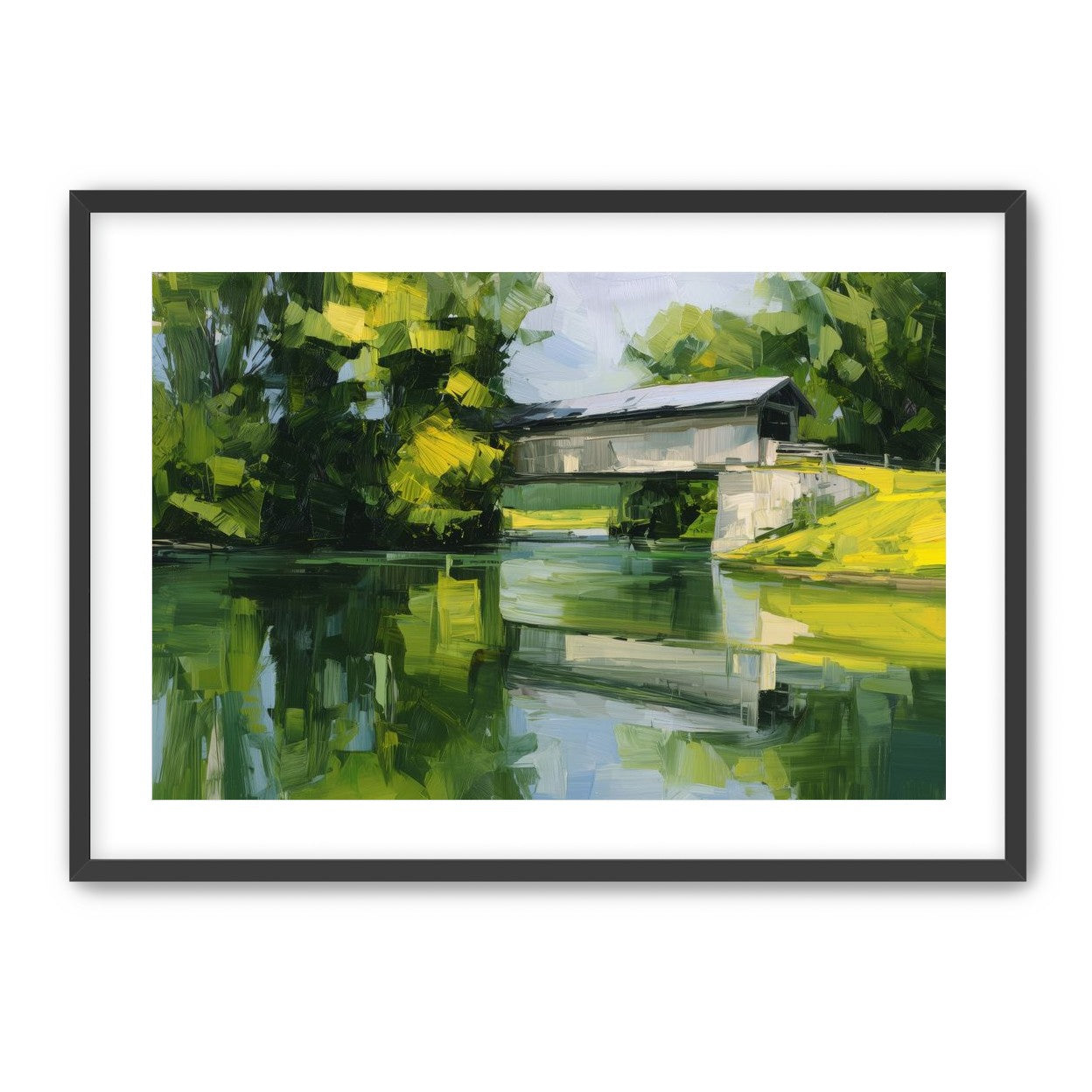 Covered Bridge in Summer