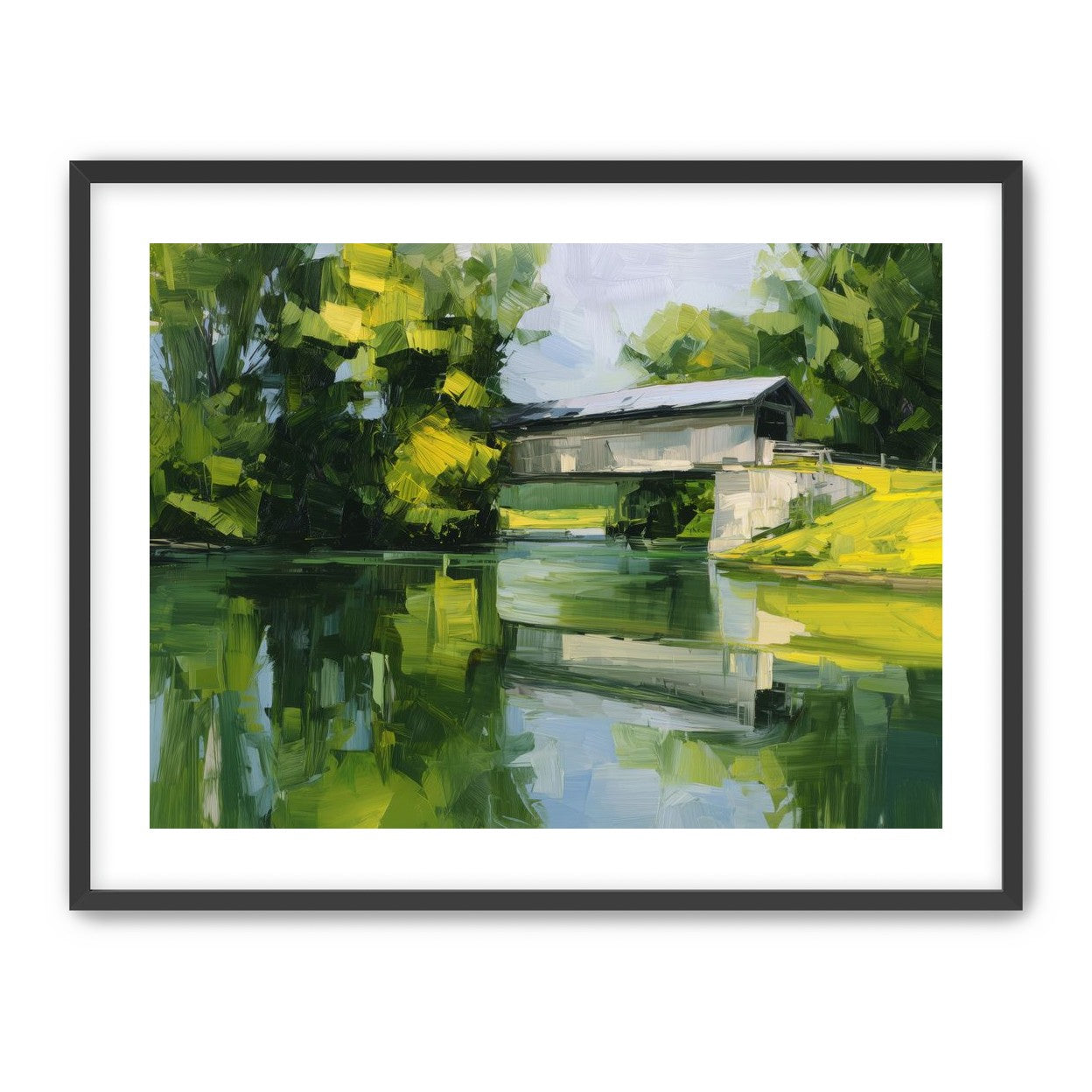 Covered Bridge in Summer