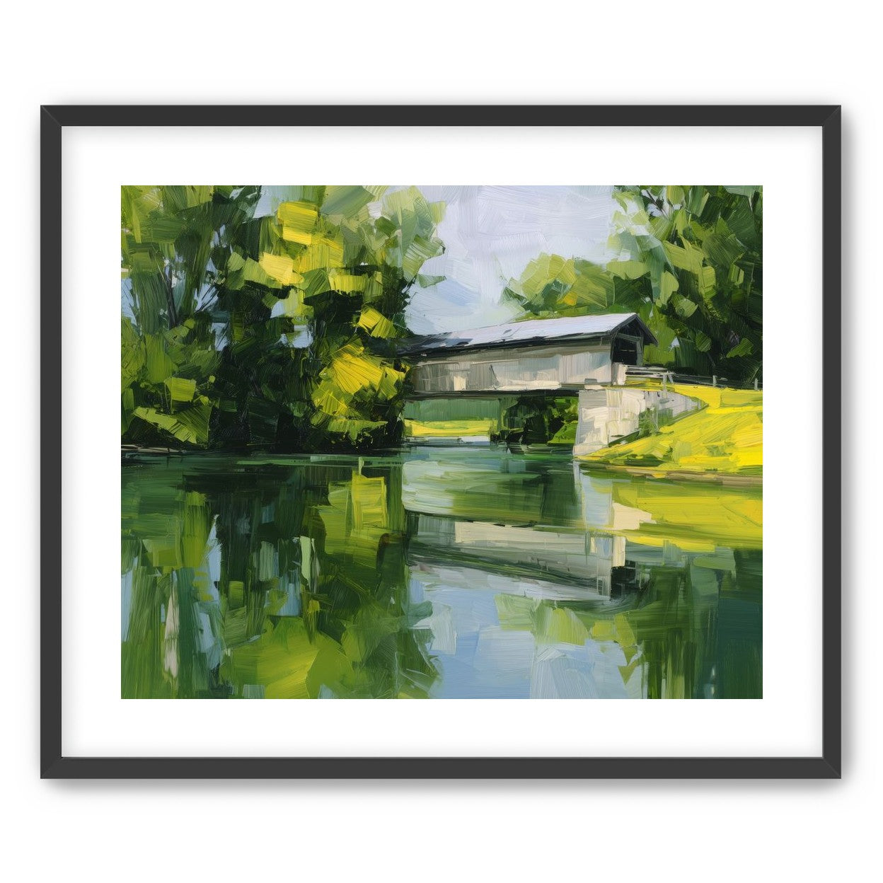 Covered Bridge in Summer