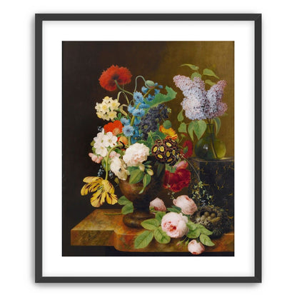 Fallen roses by the nest