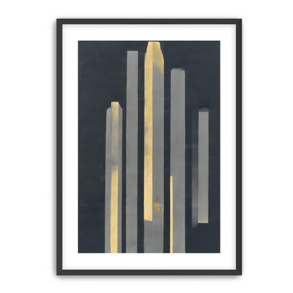 Yellow seeping through gray bars