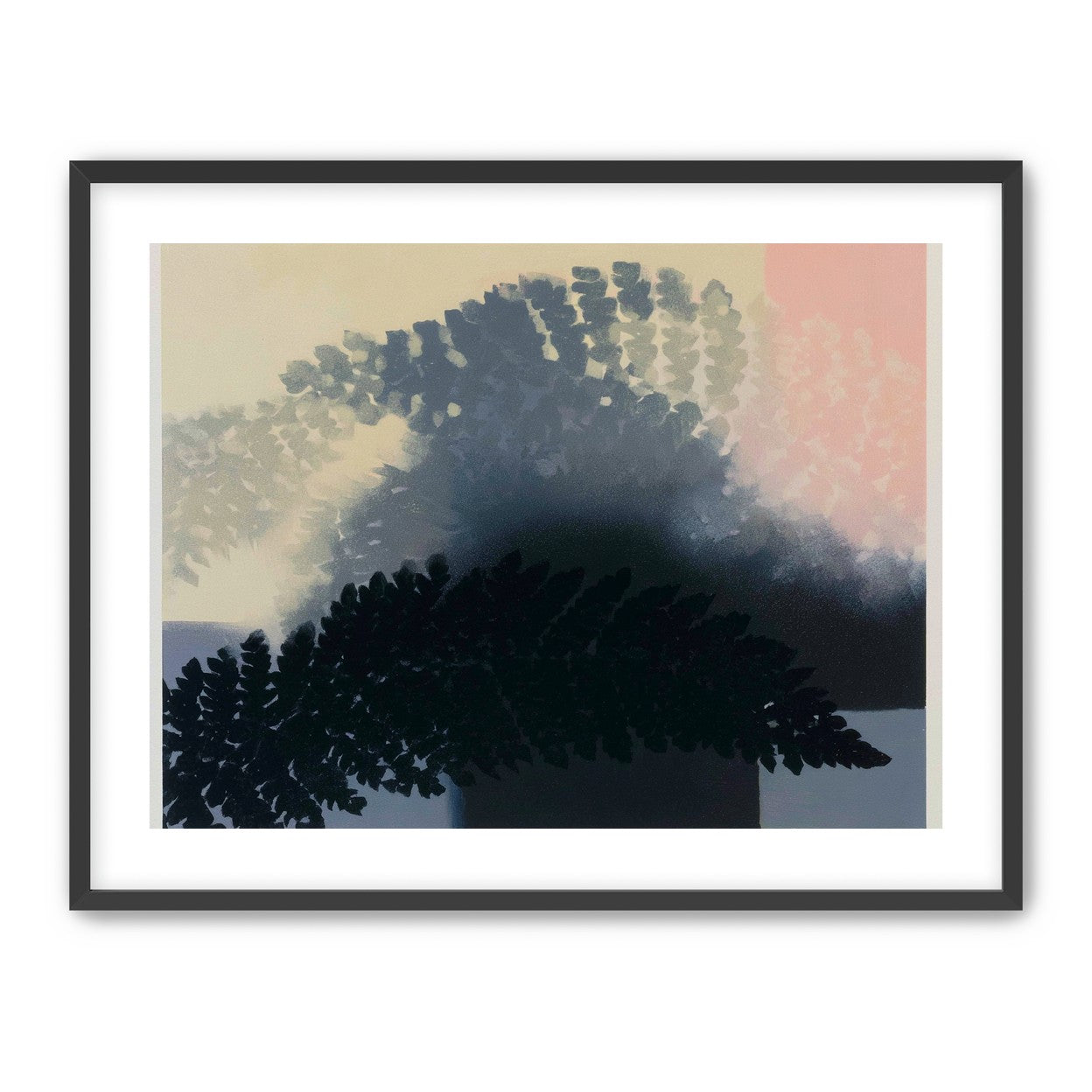 Tree shadow across the sky