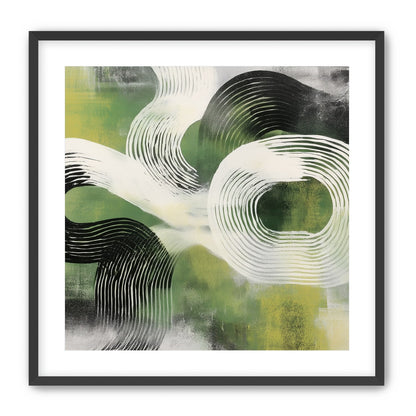 White arcs across green field