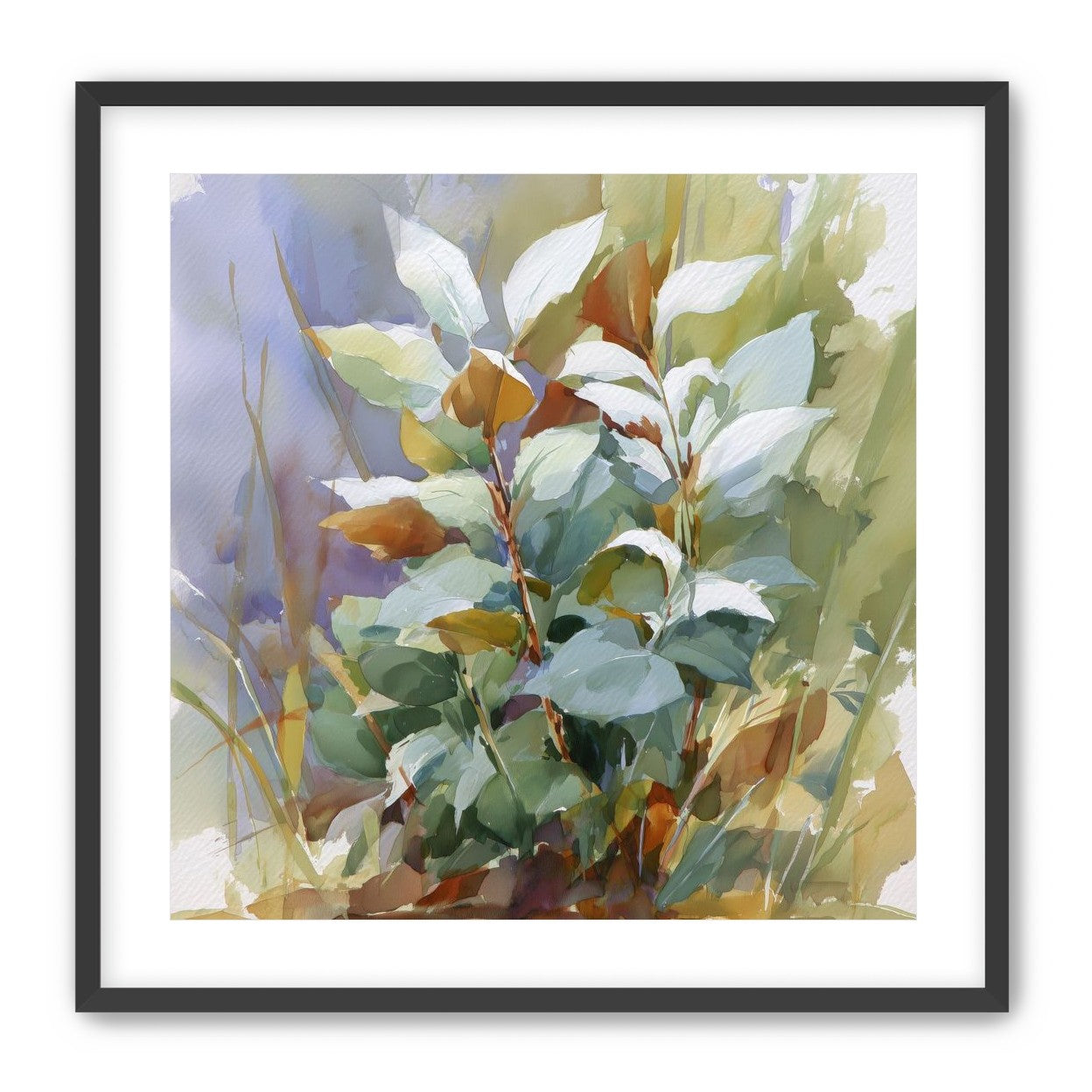 Layered Leaves in Soft Light
