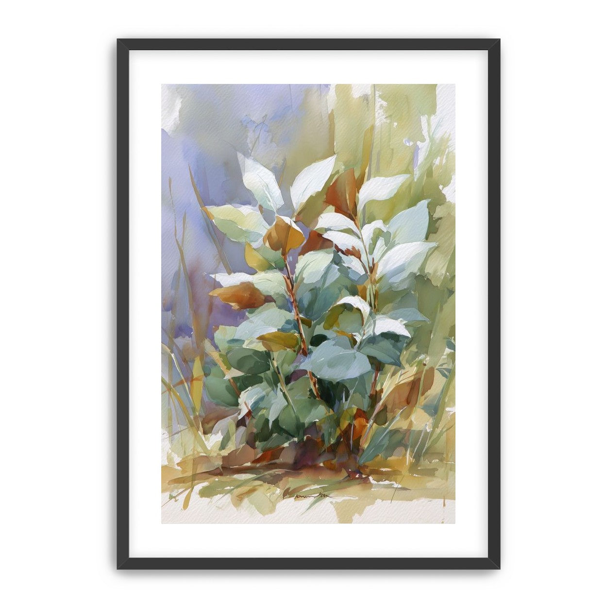 Layered Leaves in Soft Light