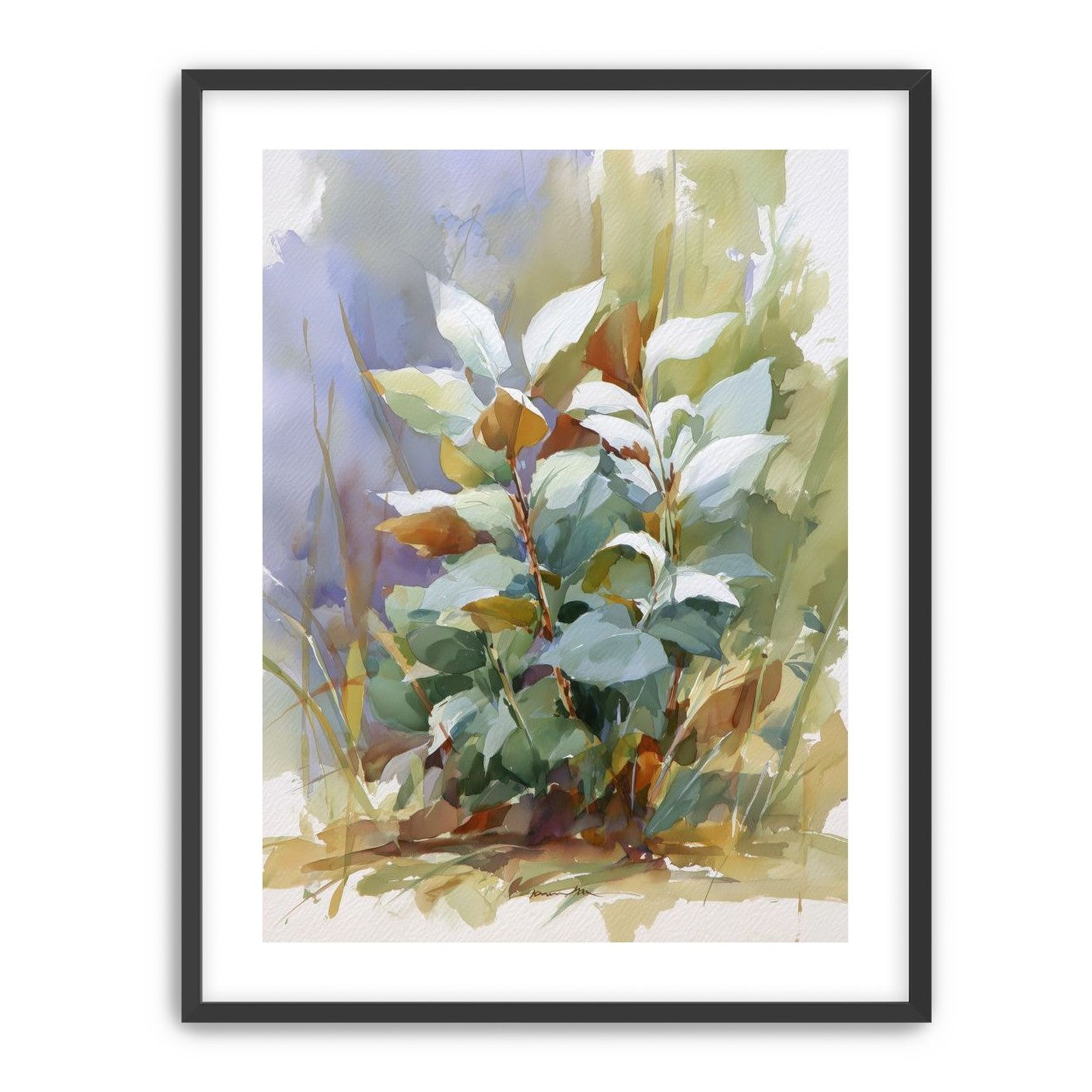 Layered Leaves in Soft Light