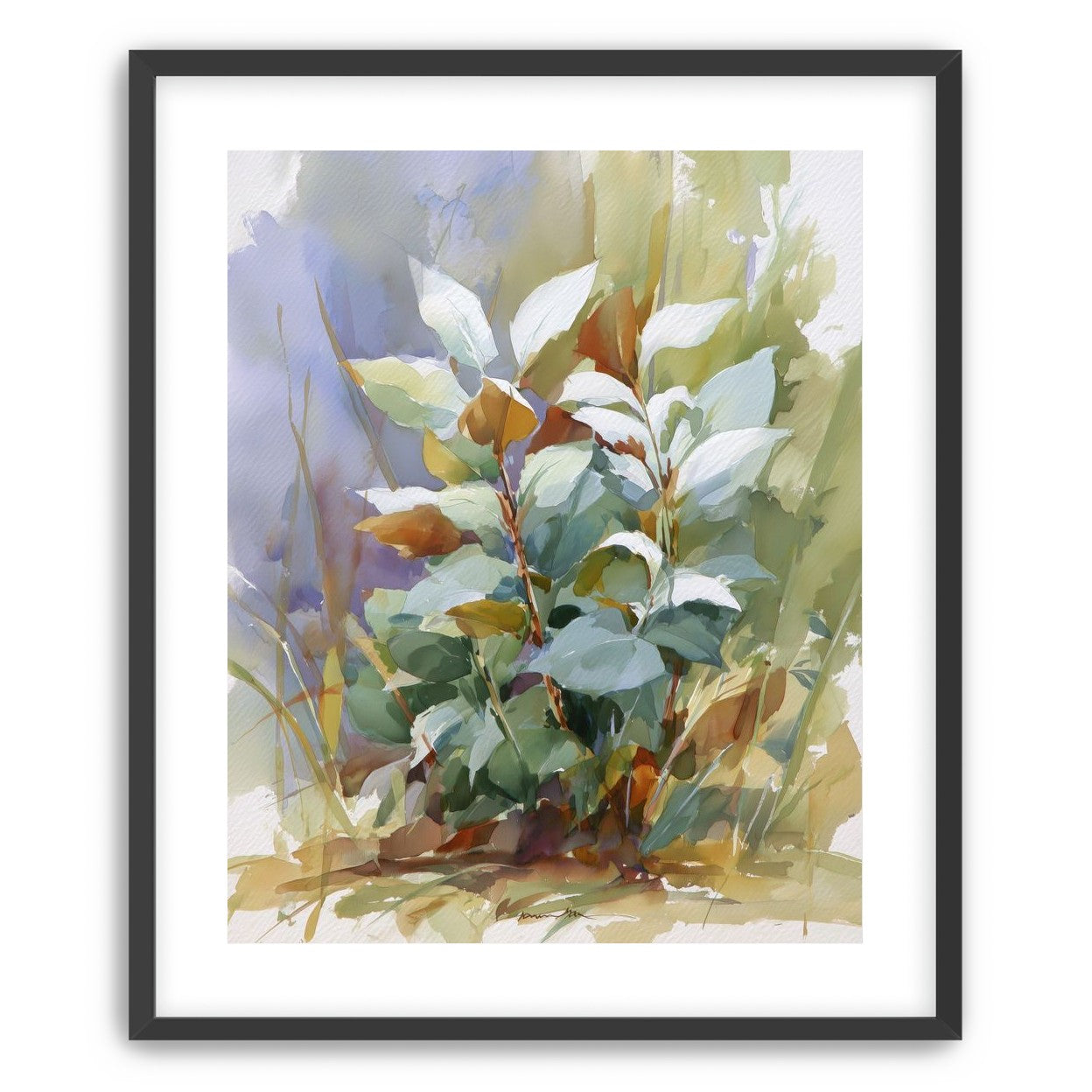 Layered Leaves in Soft Light