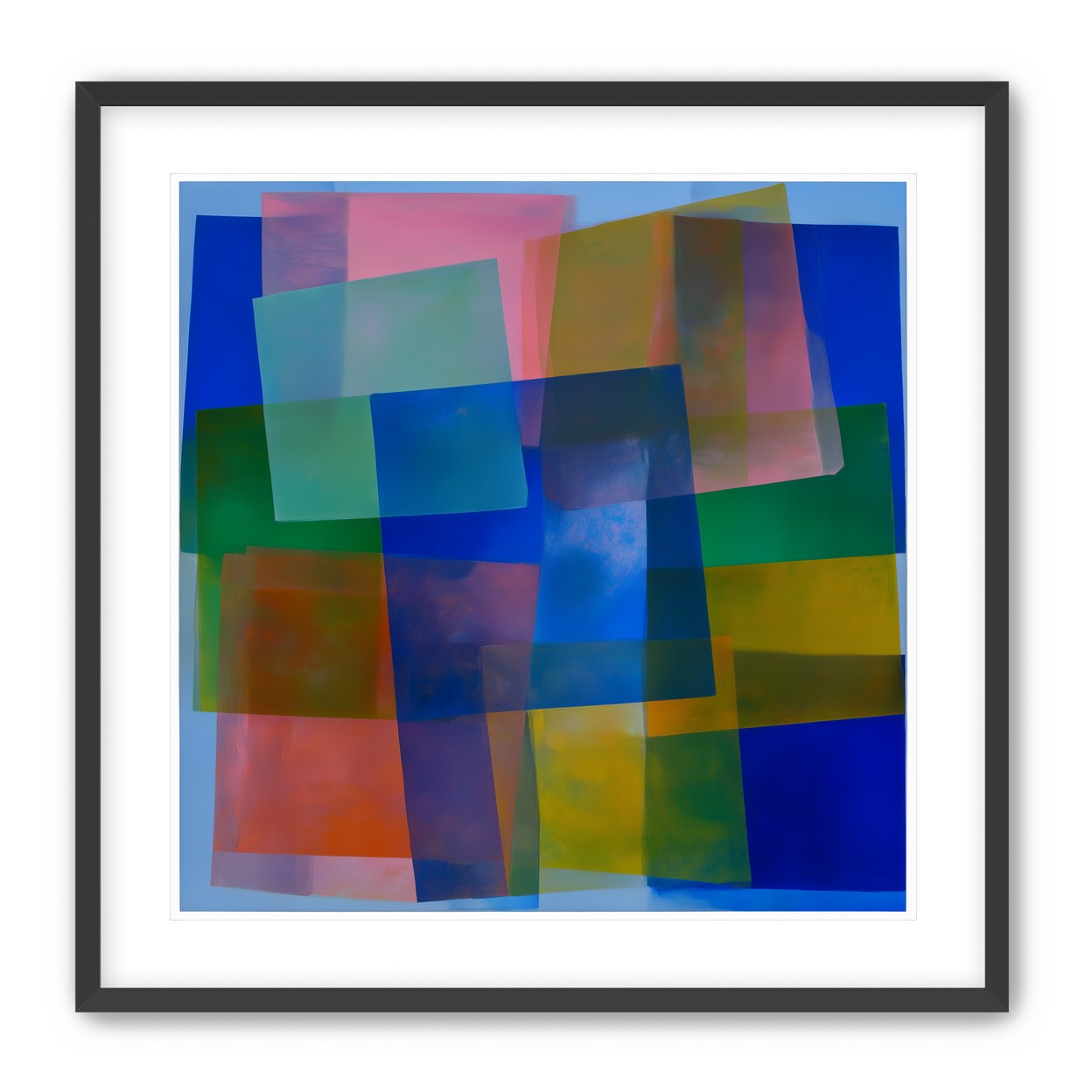 Blue pooling through pink veils
