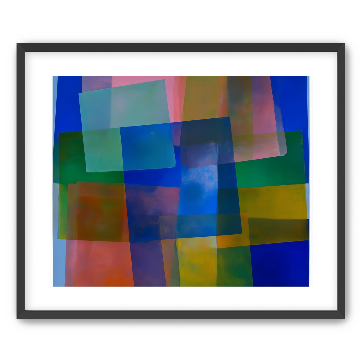Blue pooling through pink veils