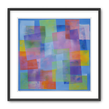 Blue field under shifting pastels