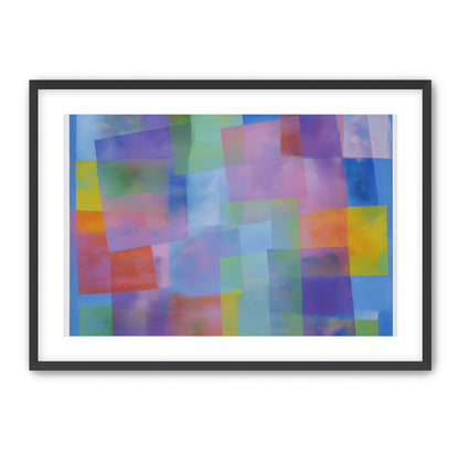 Blue field under shifting pastels
