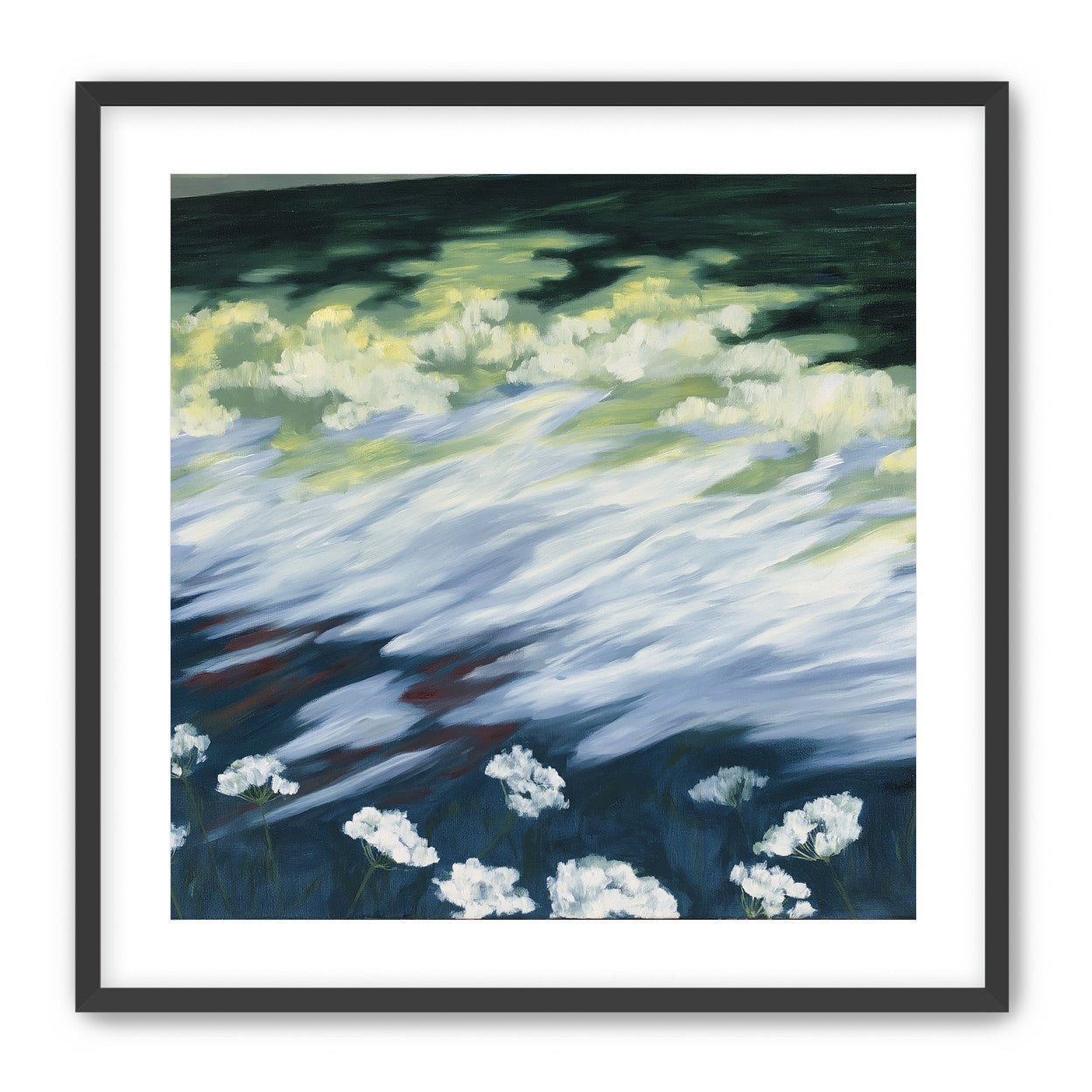 Wind skimming the wildflowers
