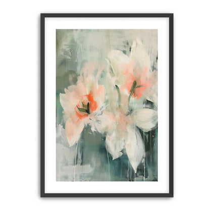 Pale blooms in quiet paint