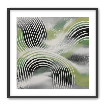 Stripes within the green haze