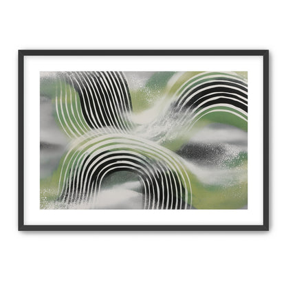 Stripes within the green haze