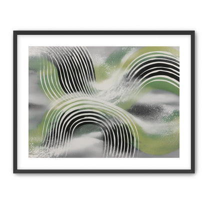 Stripes within the green haze