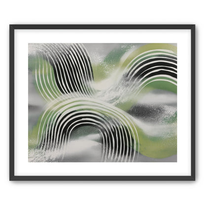 Stripes within the green haze