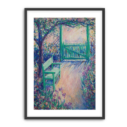 Green chair within the porch