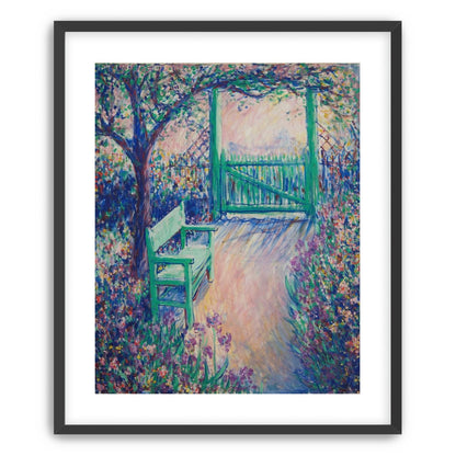 Green chair within the porch