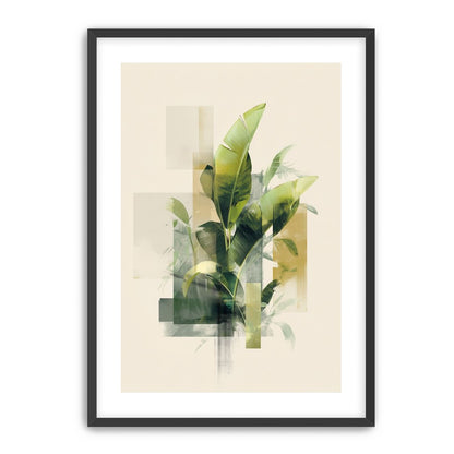 Leaves through quiet panels