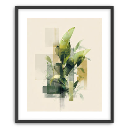 Leaves through quiet panels