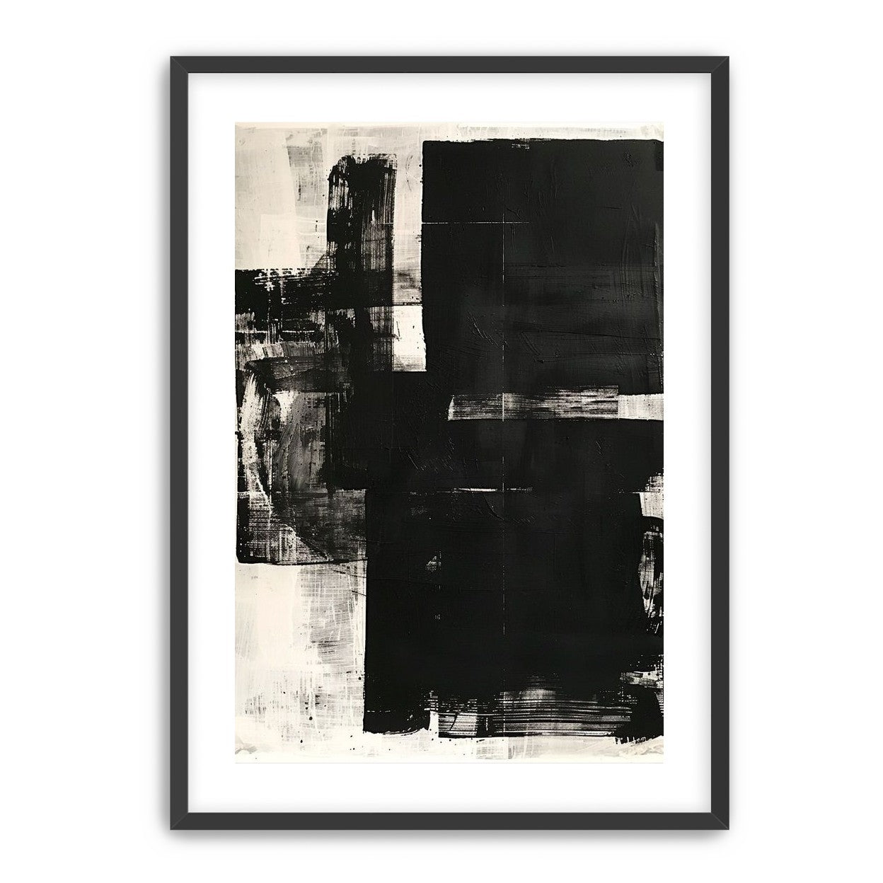 Black weight on pale ground