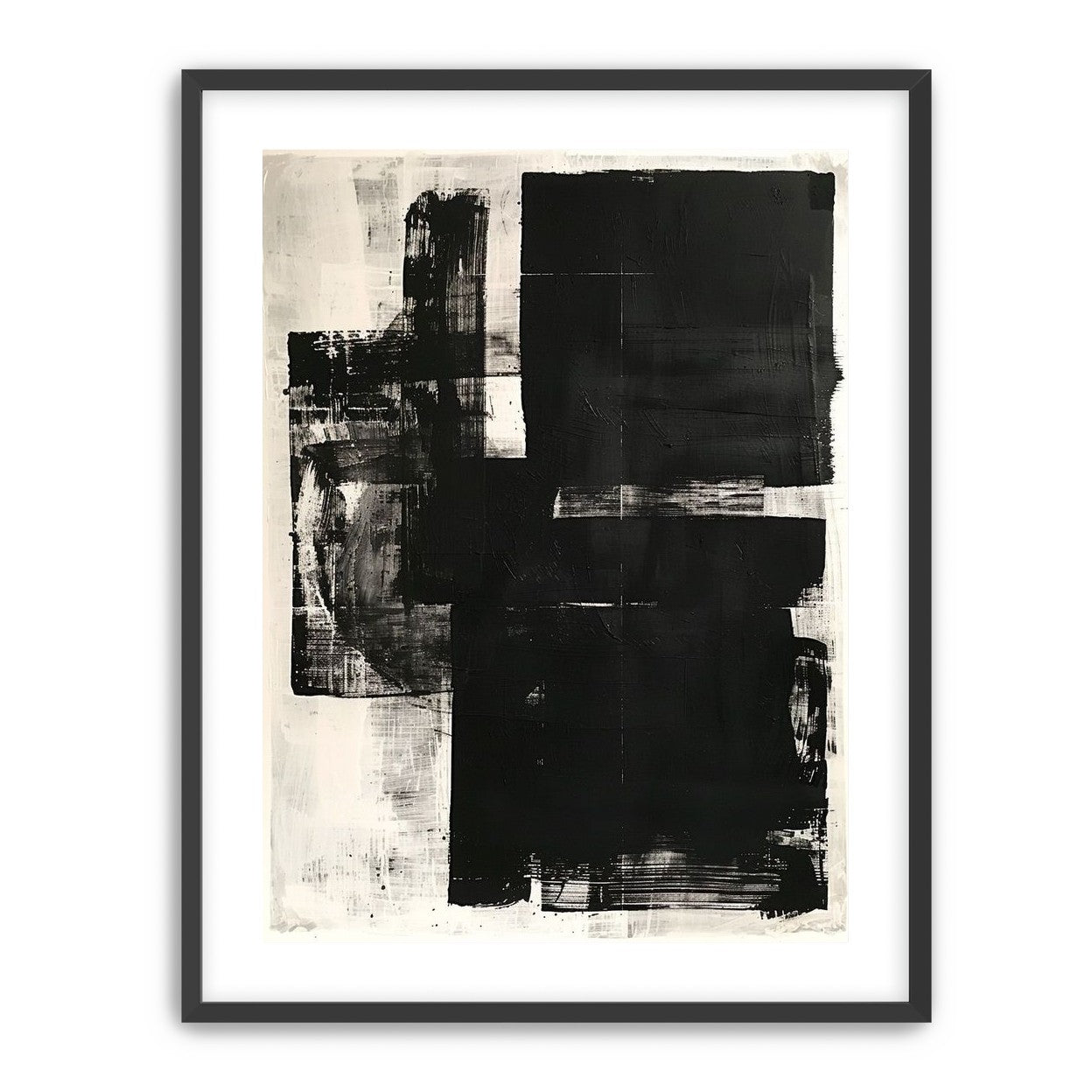 Black weight on pale ground