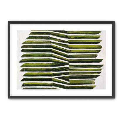 Olive bands with a crease
