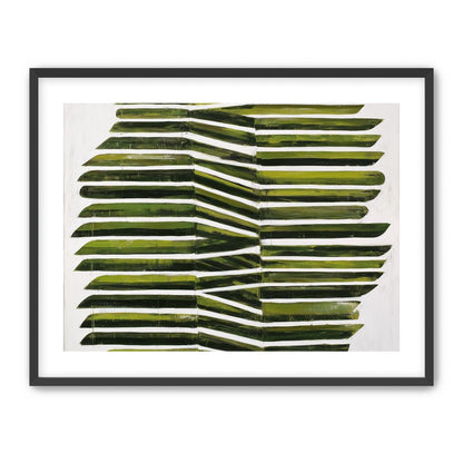 Olive bands with a crease