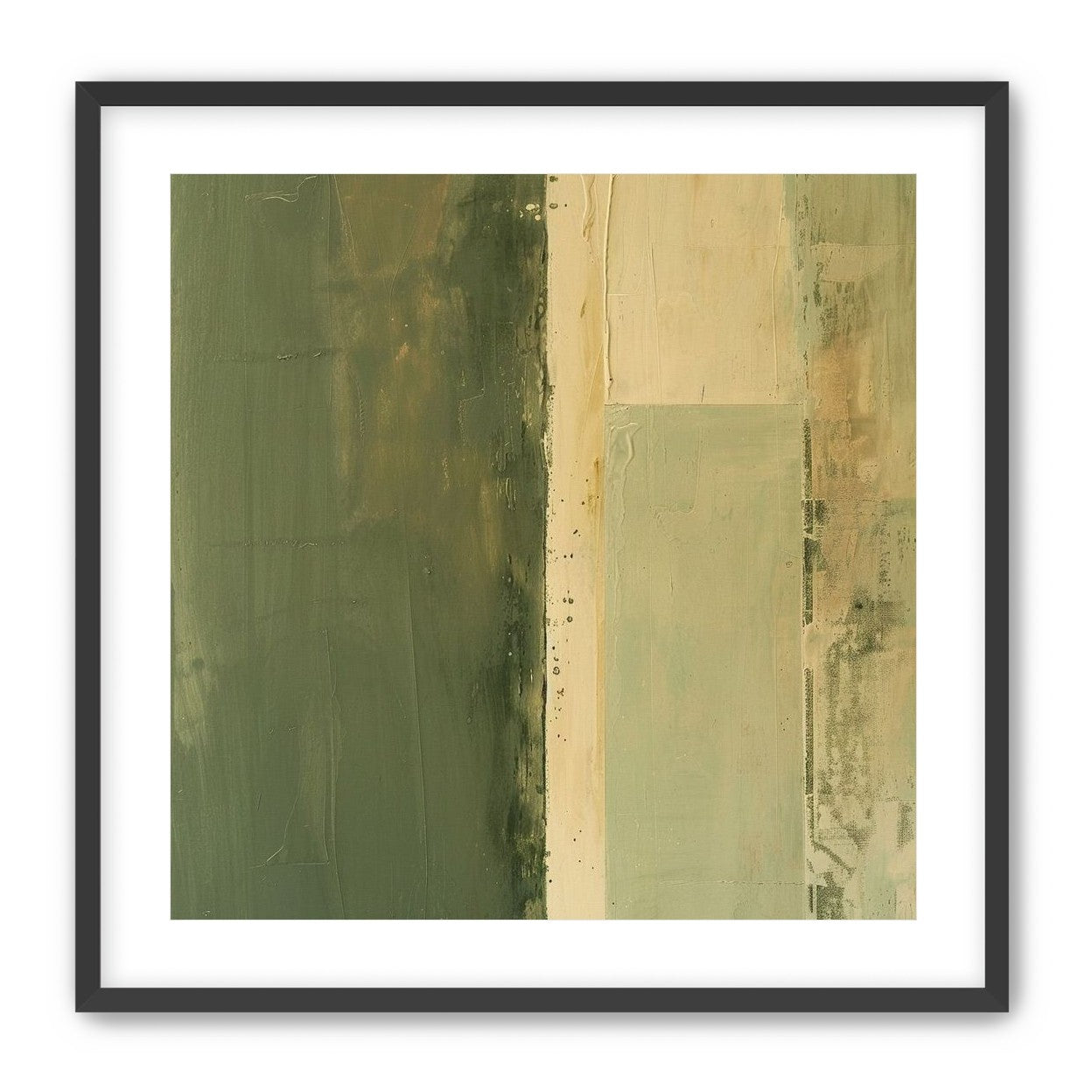Pale seam in olive field