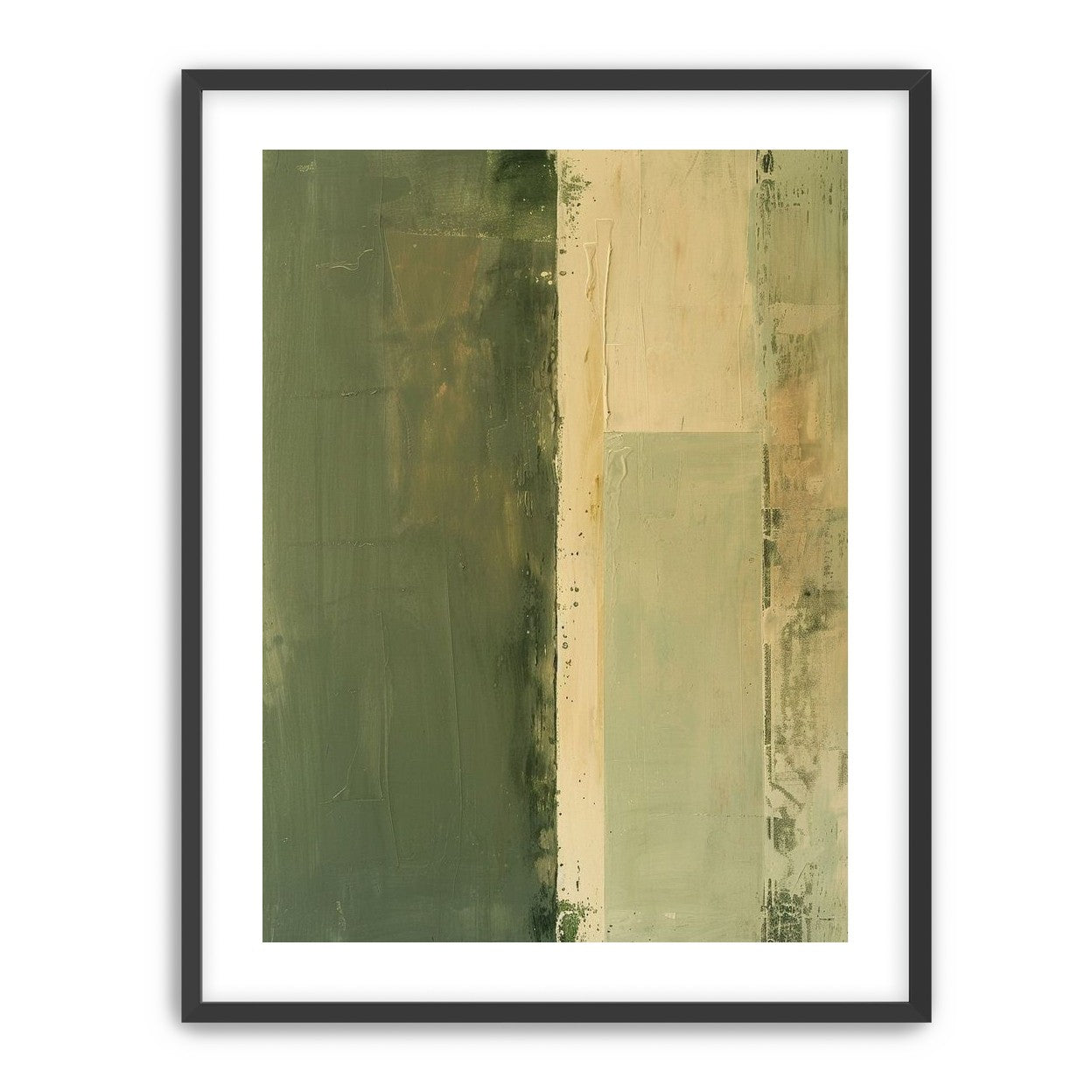 Pale seam in olive field