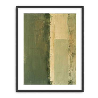 Pale seam in olive field