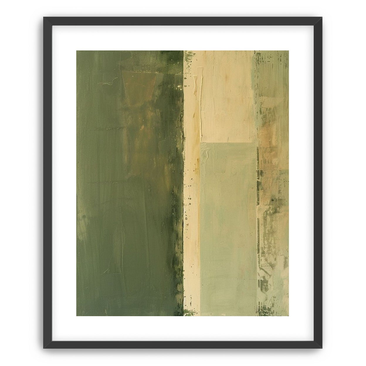 Pale seam in olive field