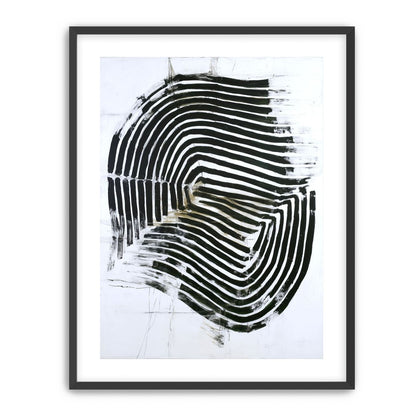 Black bands turning inward