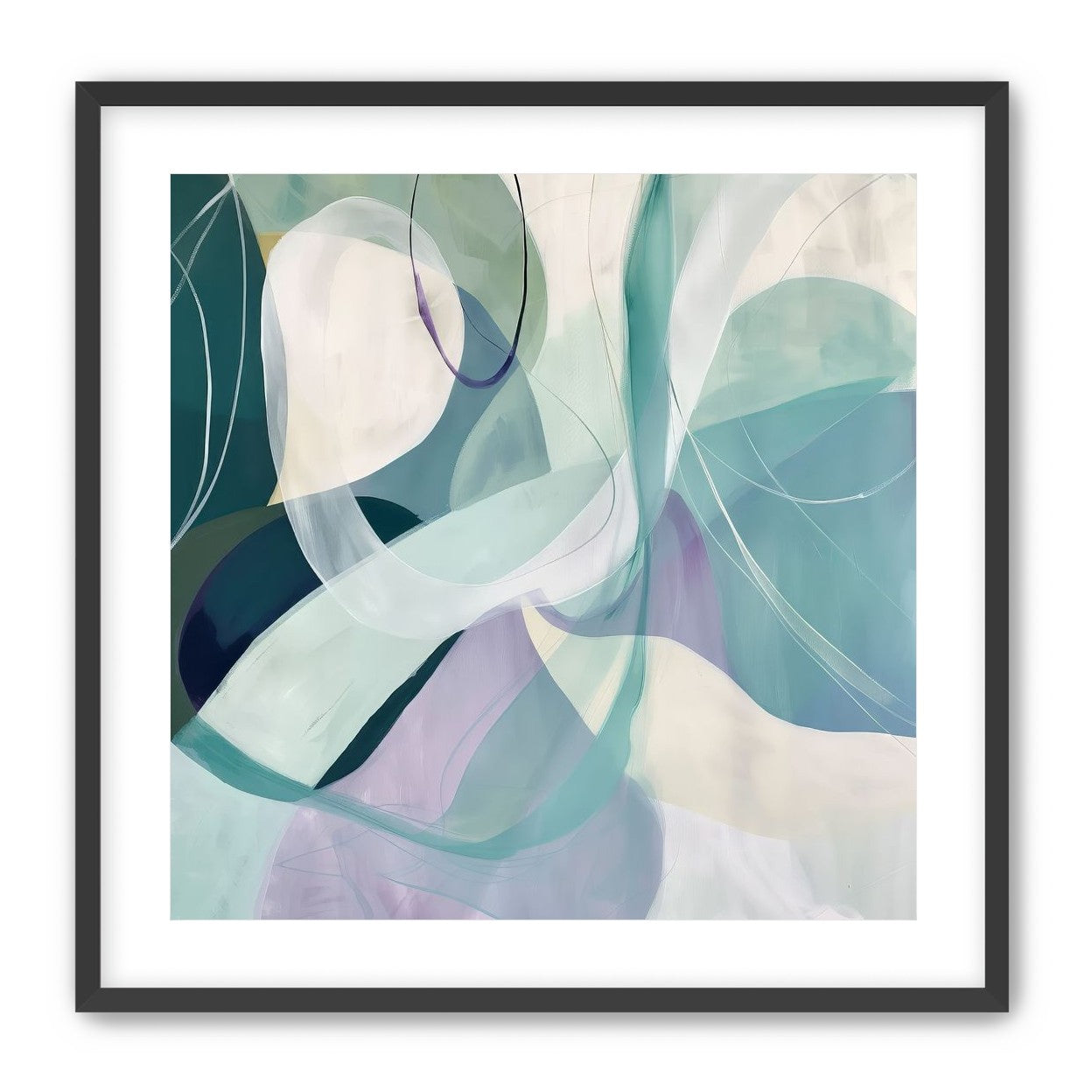 Teal and Lavender Arcs