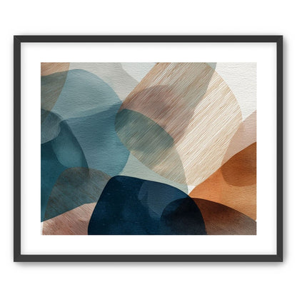 Translucent Ovals with Diagonal Grain