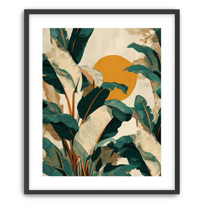 Sun Poking Through the Palms