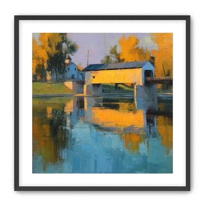 Golden Hour at the Covered Bridge