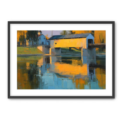 Golden Hour at the Covered Bridge