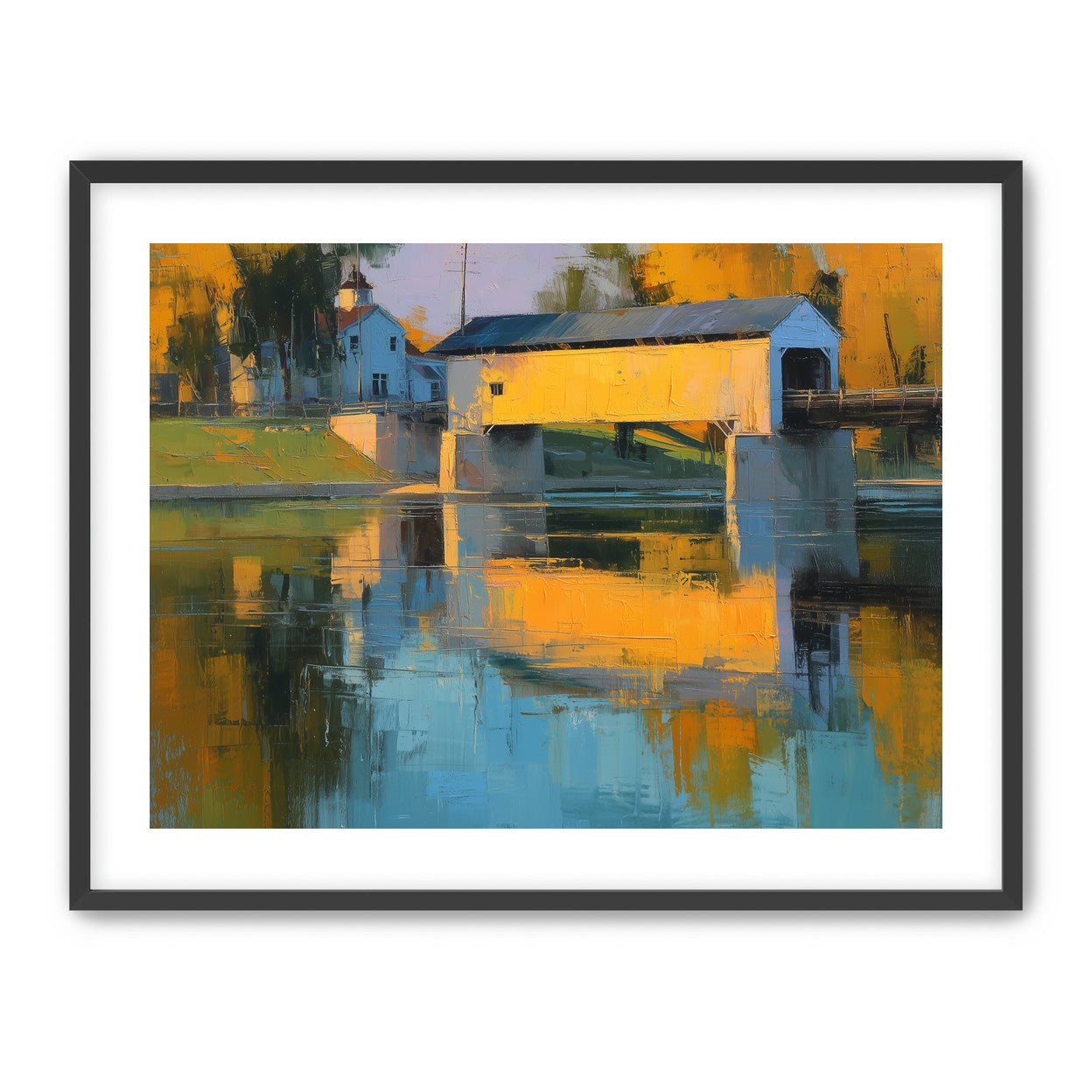 Golden Hour at the Covered Bridge