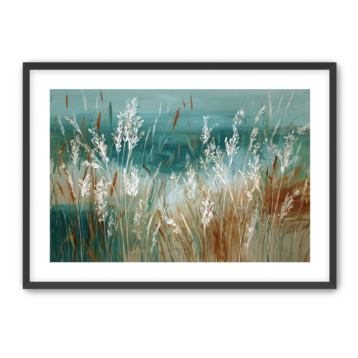 White Meadow Grasses Before Water |