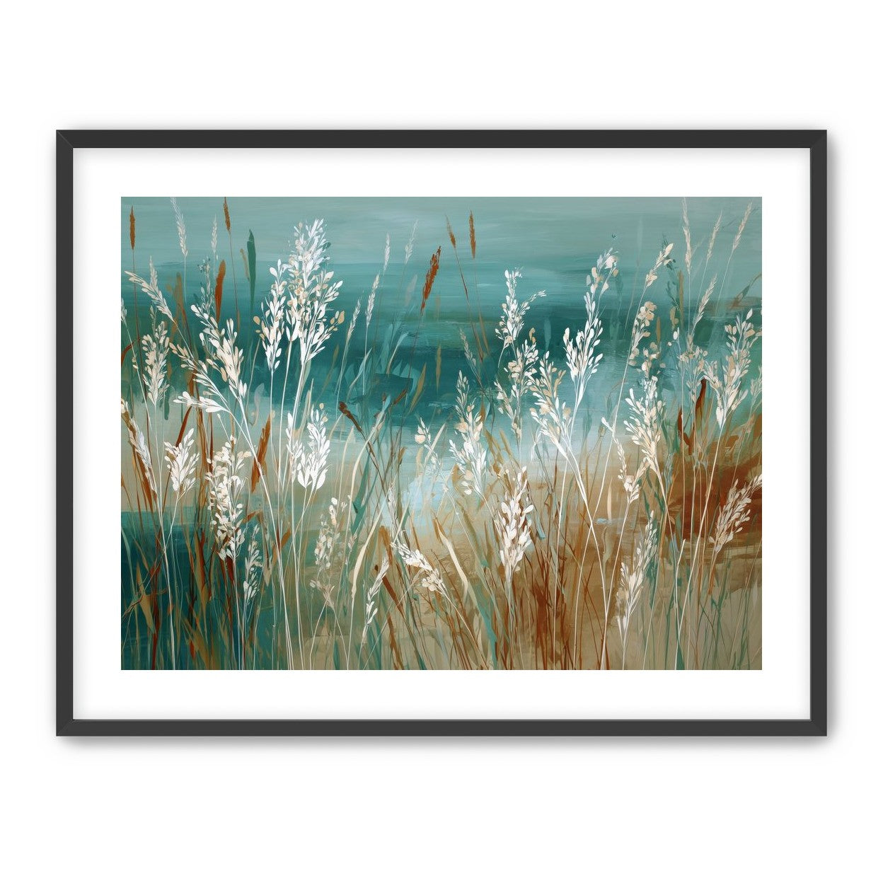 White Meadow Grasses Before Water |