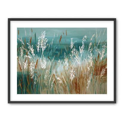 White Meadow Grasses Before Water |