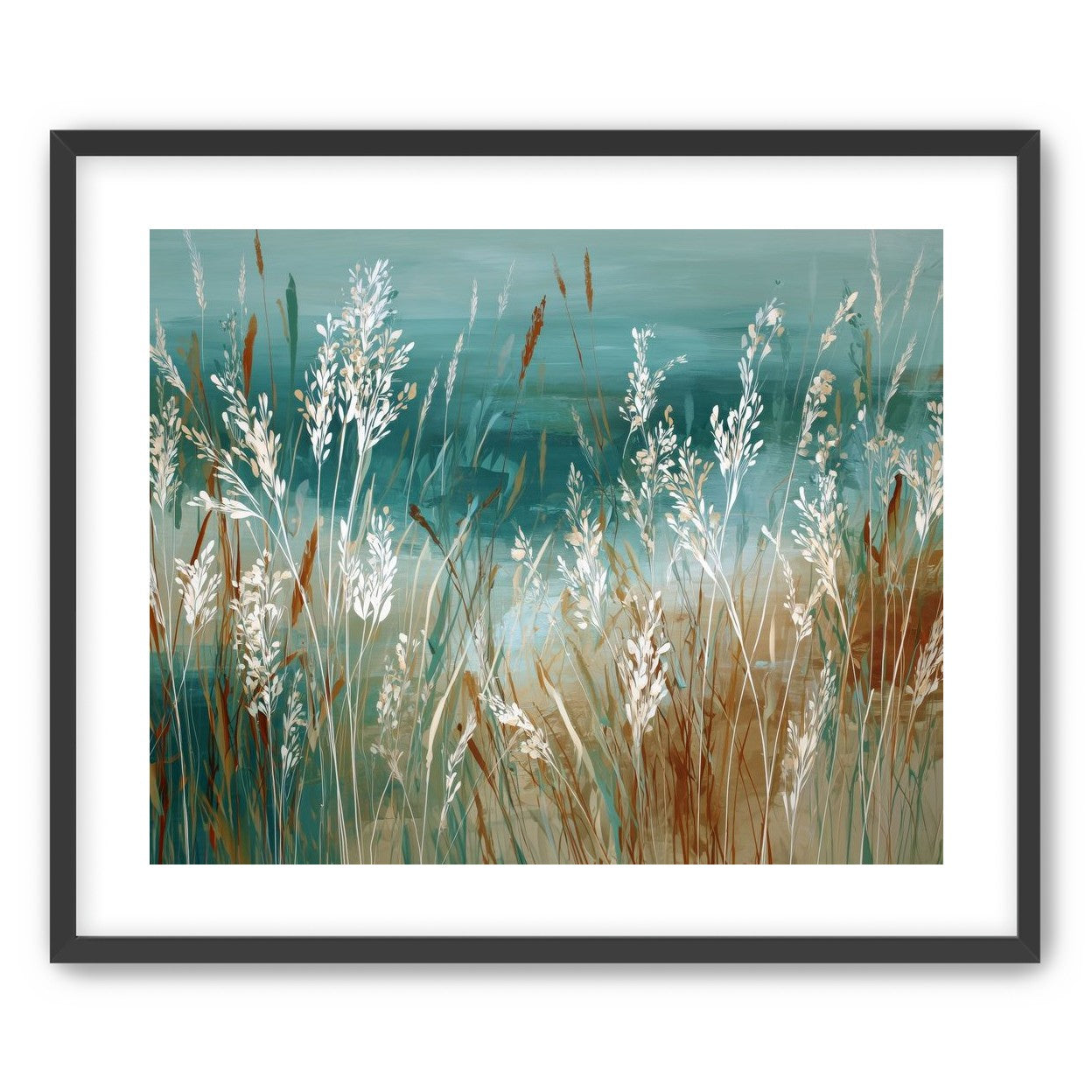 White Meadow Grasses Before Water |