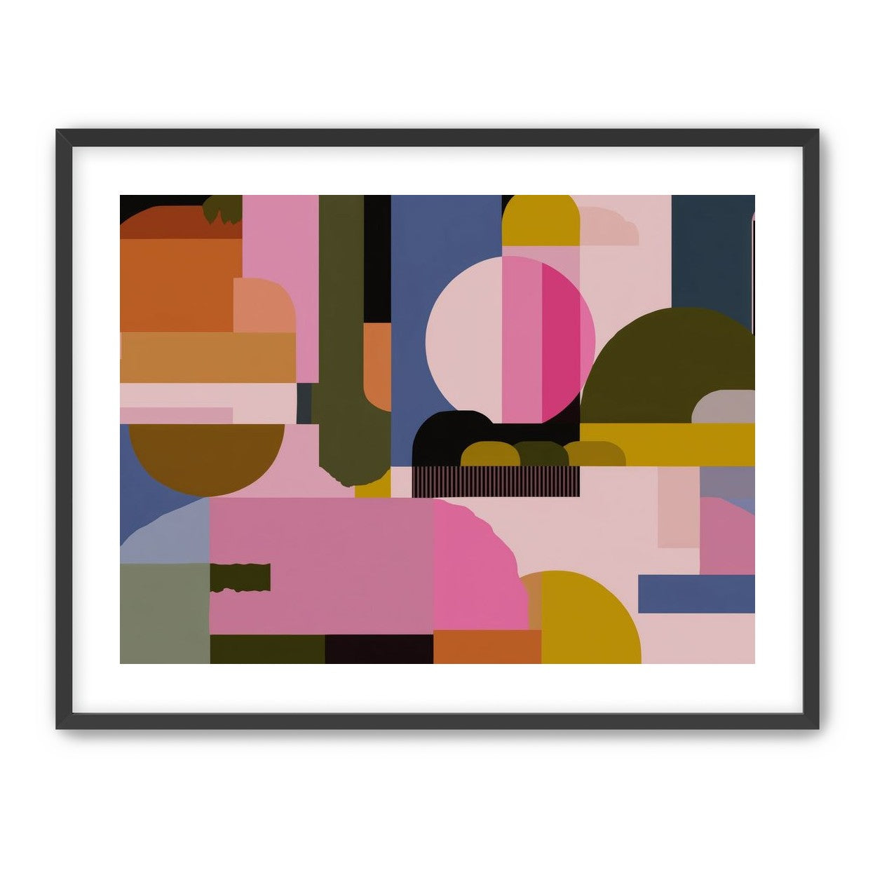 Shapes Jostling for Space 