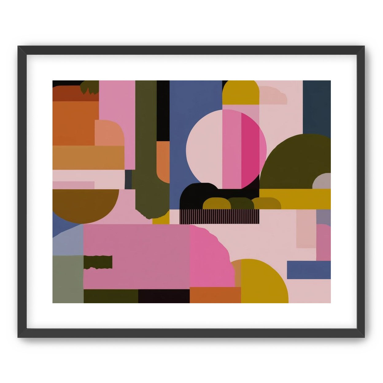 Shapes Jostling for Space 