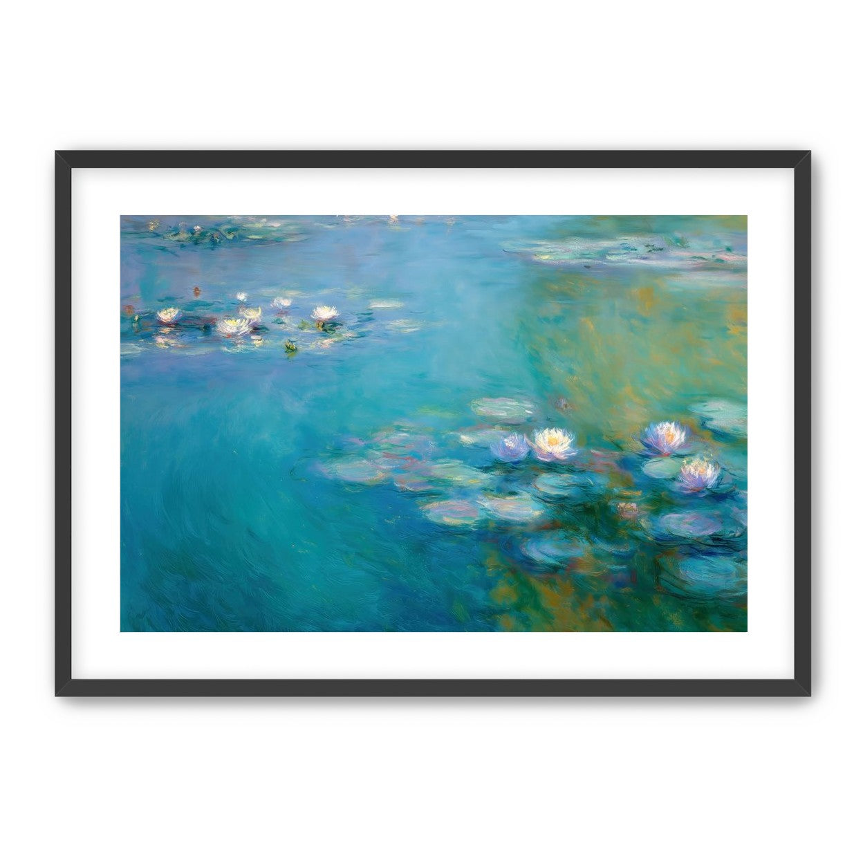 Still Water with Open Blossoms